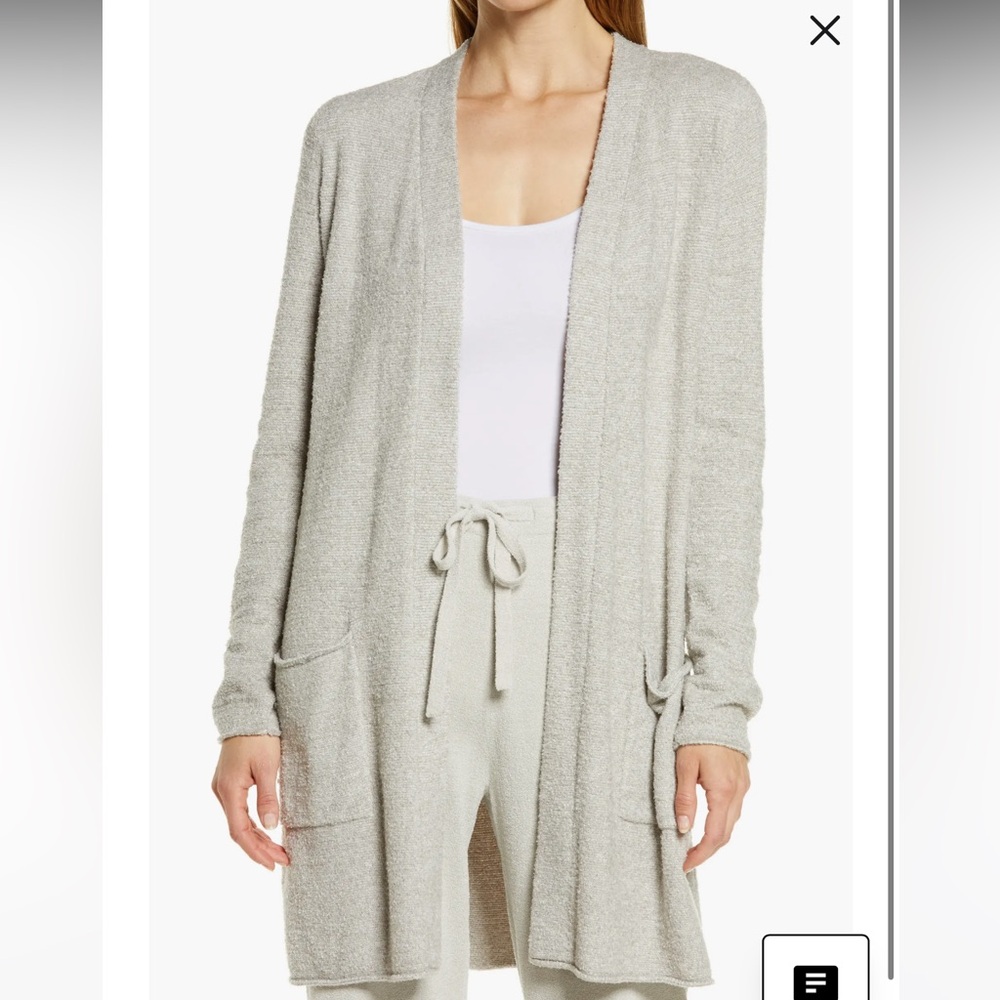 Barefoot Dreams Cozychic Lite Cardigan Lounge Sweater size XS